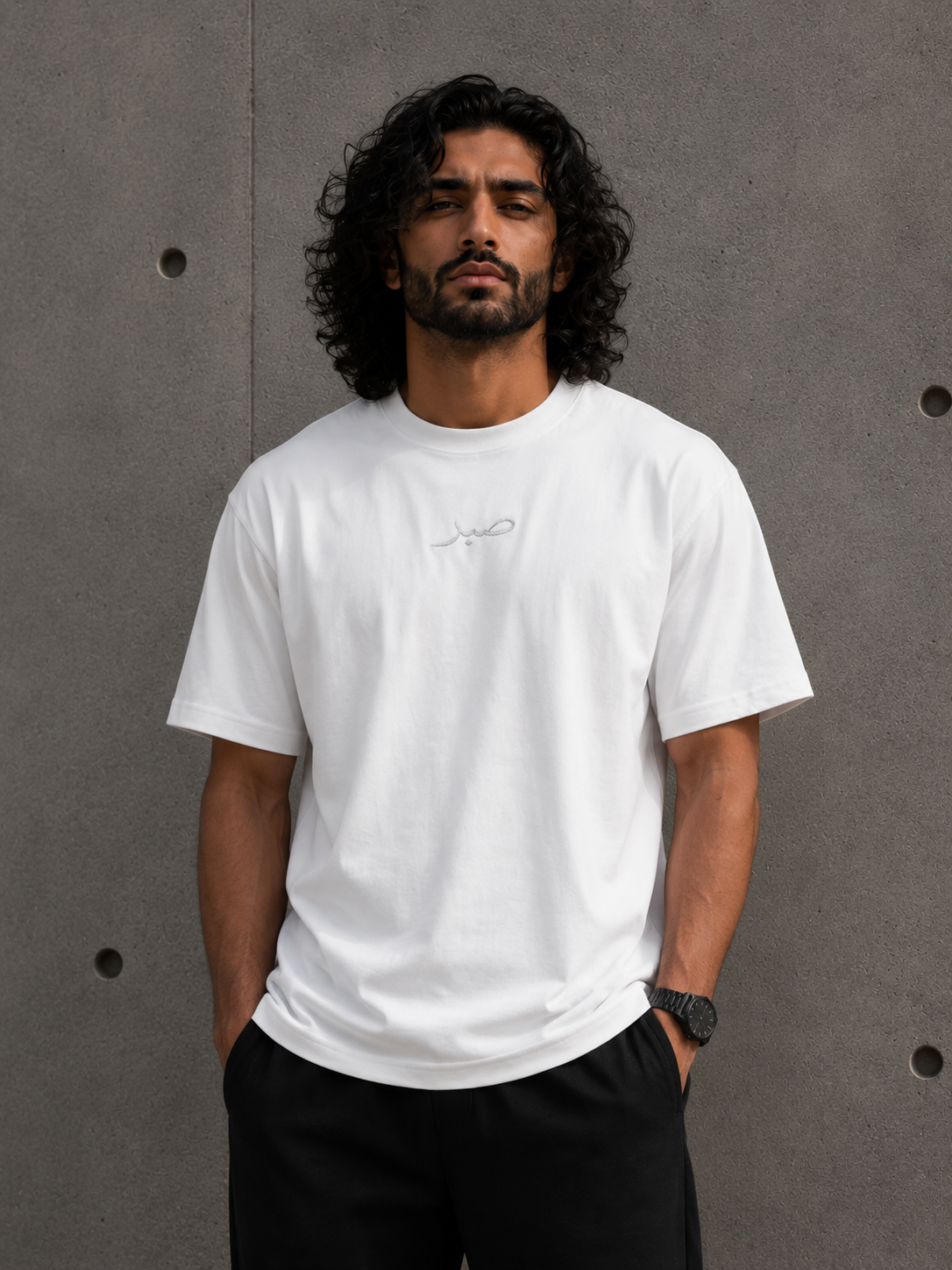 Mens Premium صبر "Patience" Heavyweight Tee