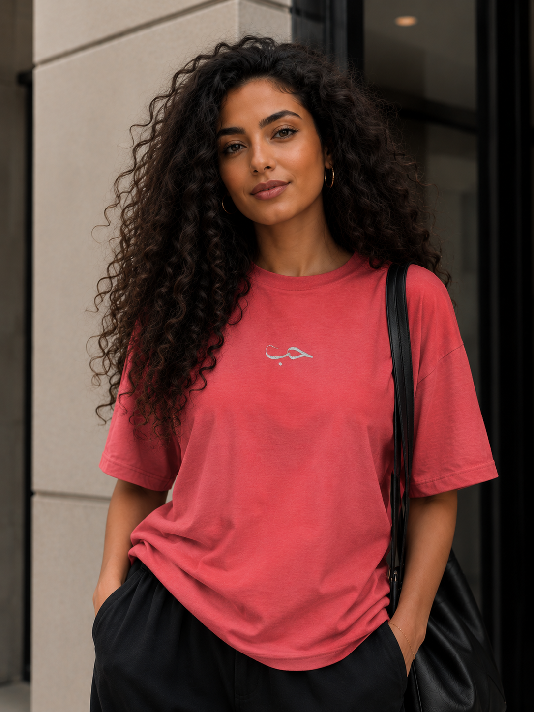Womens Premium حب "Love" Relaxed Tee