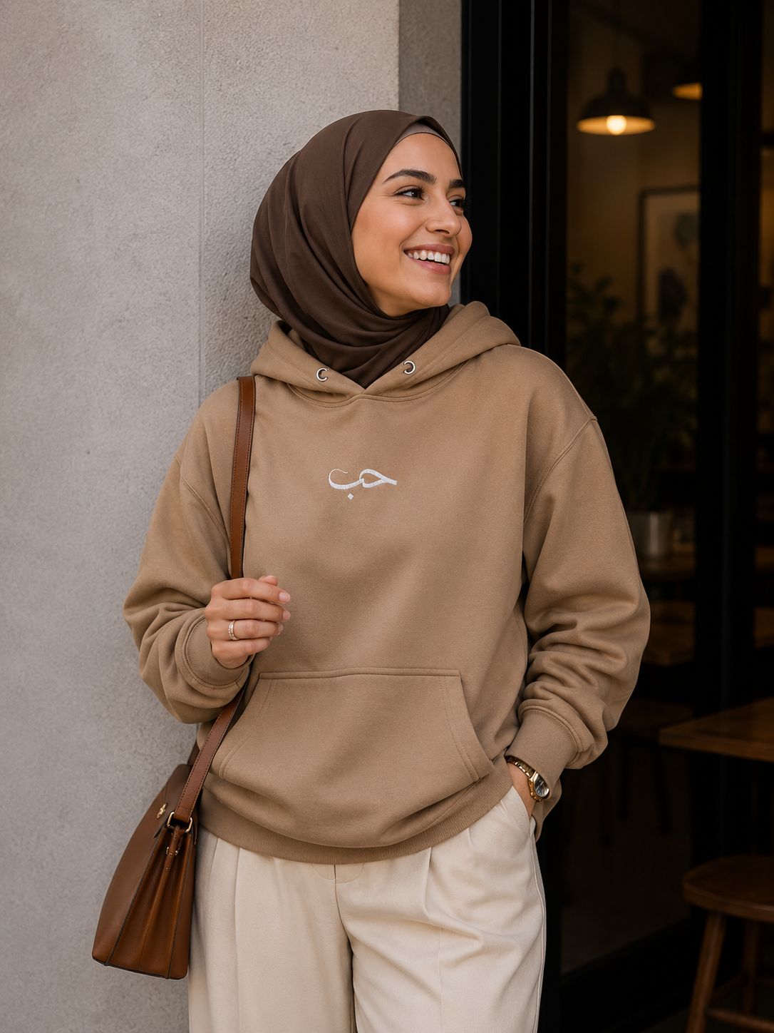 Womens Premium حب "Love" Hoodie