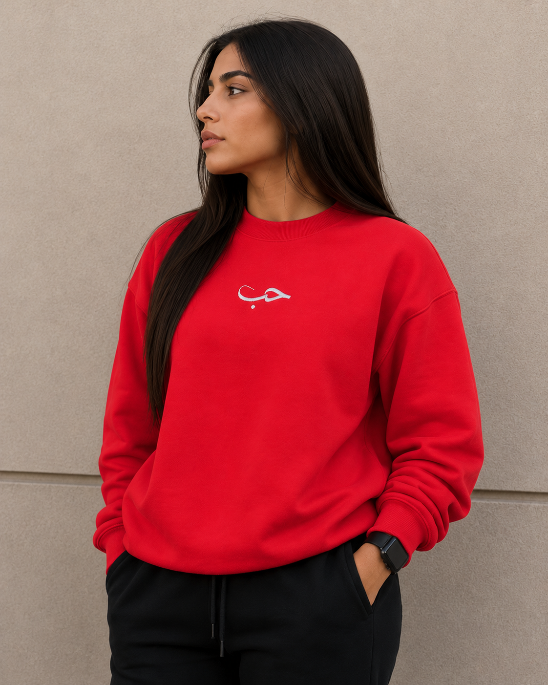 Womens Premium حب "Love" Sweater