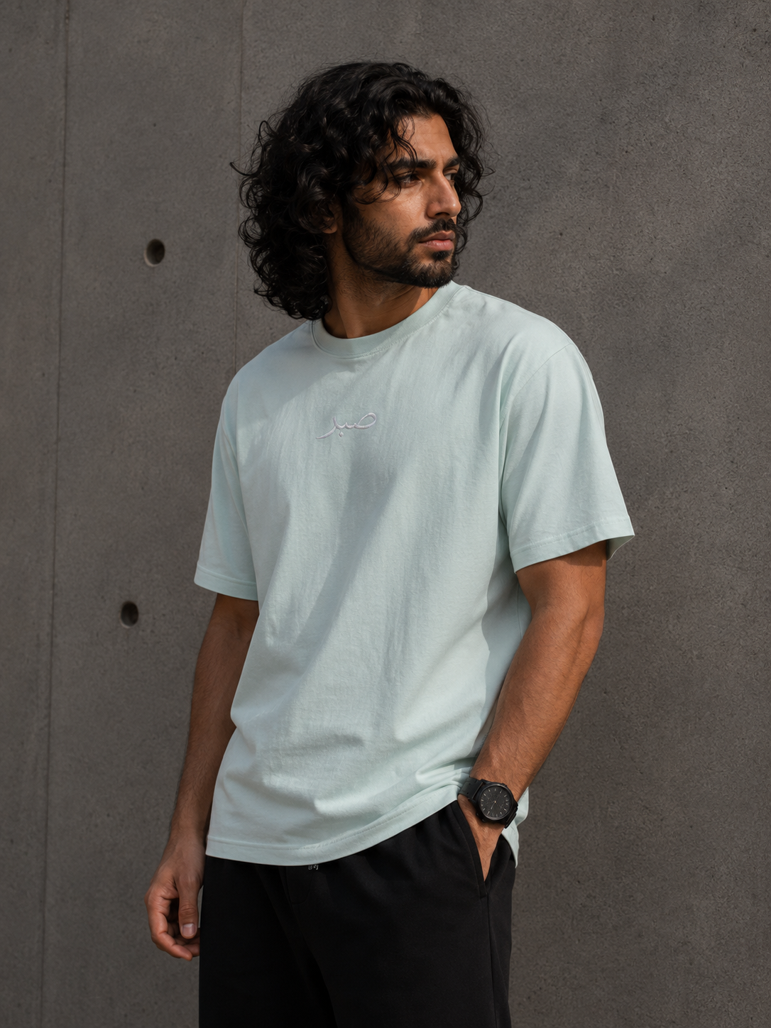 Mens Premium صبر "Patience" Heavyweight Tee